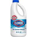 Clorox Regular Splashless Liquid Bleach, 40 Fluid Ounce - 6 per case