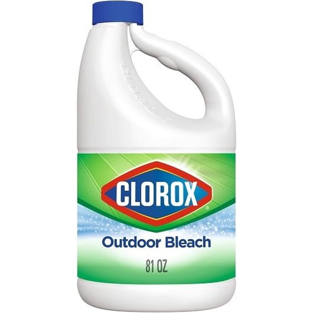Clorox Outdoor Bleach for Cleaning, 81 Ounce Bottle - 6 per case