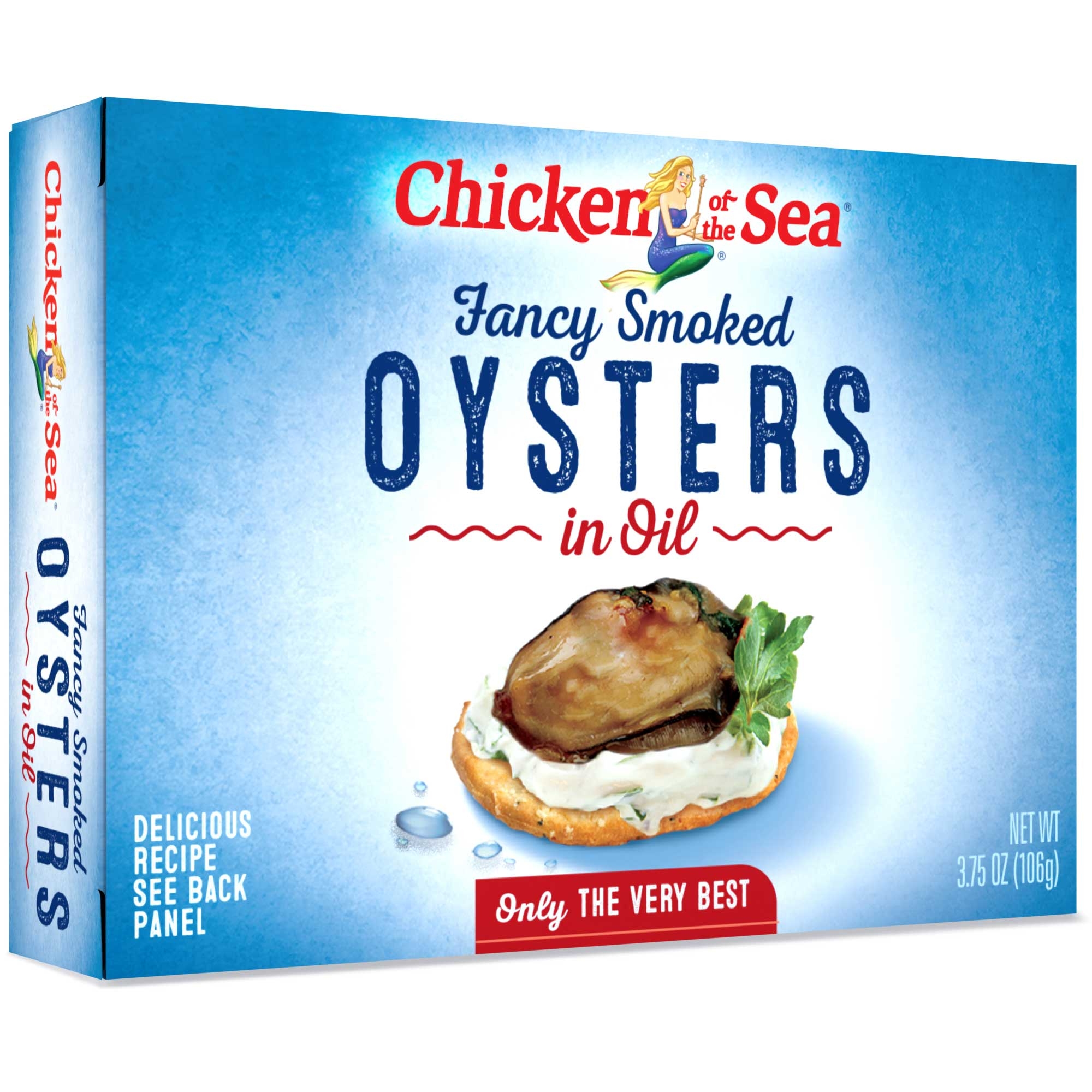 Chicken Of The Sea Smoked Oyster In Oil, 3.75 Ounce -- 18 Per Case