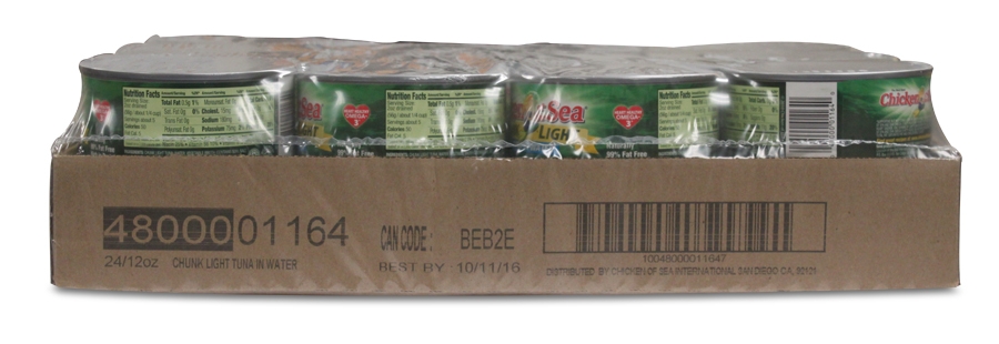 Chicken Of The Sea Chunk Light Tuna In Water, 12.25 Ounce -- 24 Per Case