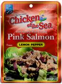 Chicken of the Sea Skinless Boneless Pink Salmon in Lemon Pepper Pouch, 2.5 Ounce -- 12 per case