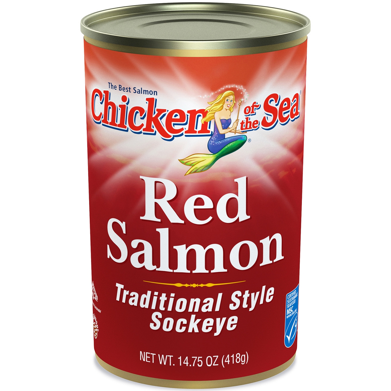 Chicken Of The Sea Traditional Red Salmon, 14.75 Ounce -- 12 cans per case.