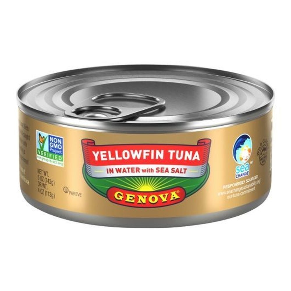 Genova Yellowfin Tuna in Water, 5 Ounce -- 12 per case
