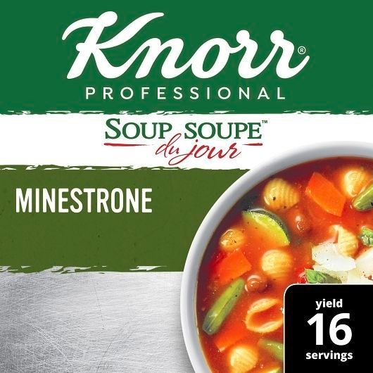 Knorr Professional Soup Du Jour Minestrone Soup Mix, 14.9 Ounce -- 4 Per Case