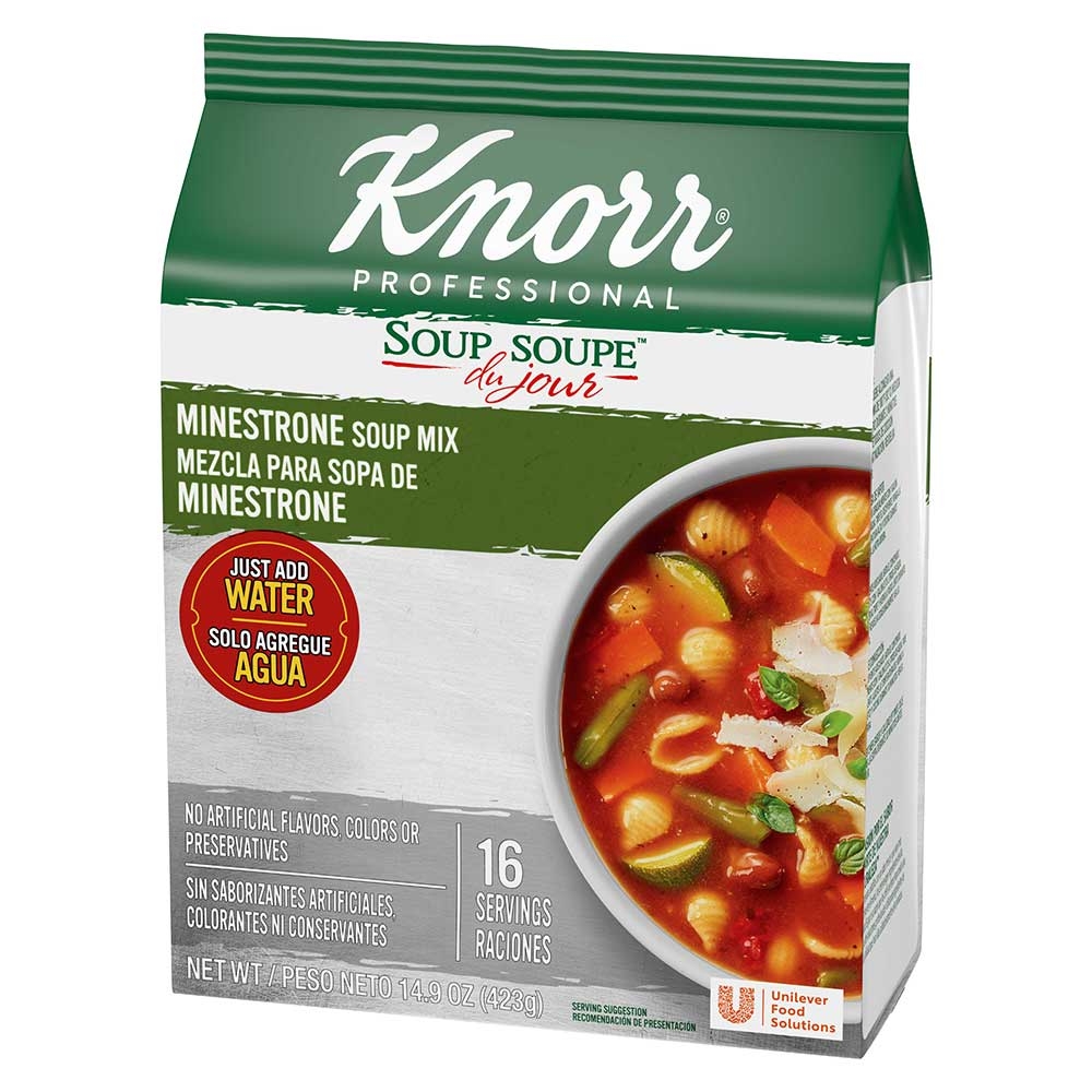 Knorr Professional Soup Du Jour Minestrone Soup Mix, 14.9 Ounce -- 1 Each