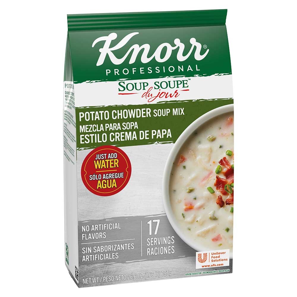 Knorr Professional Soup Du Jour Potato Chowder Soup Mix, 26.6 Ounce -- 4 Per Case