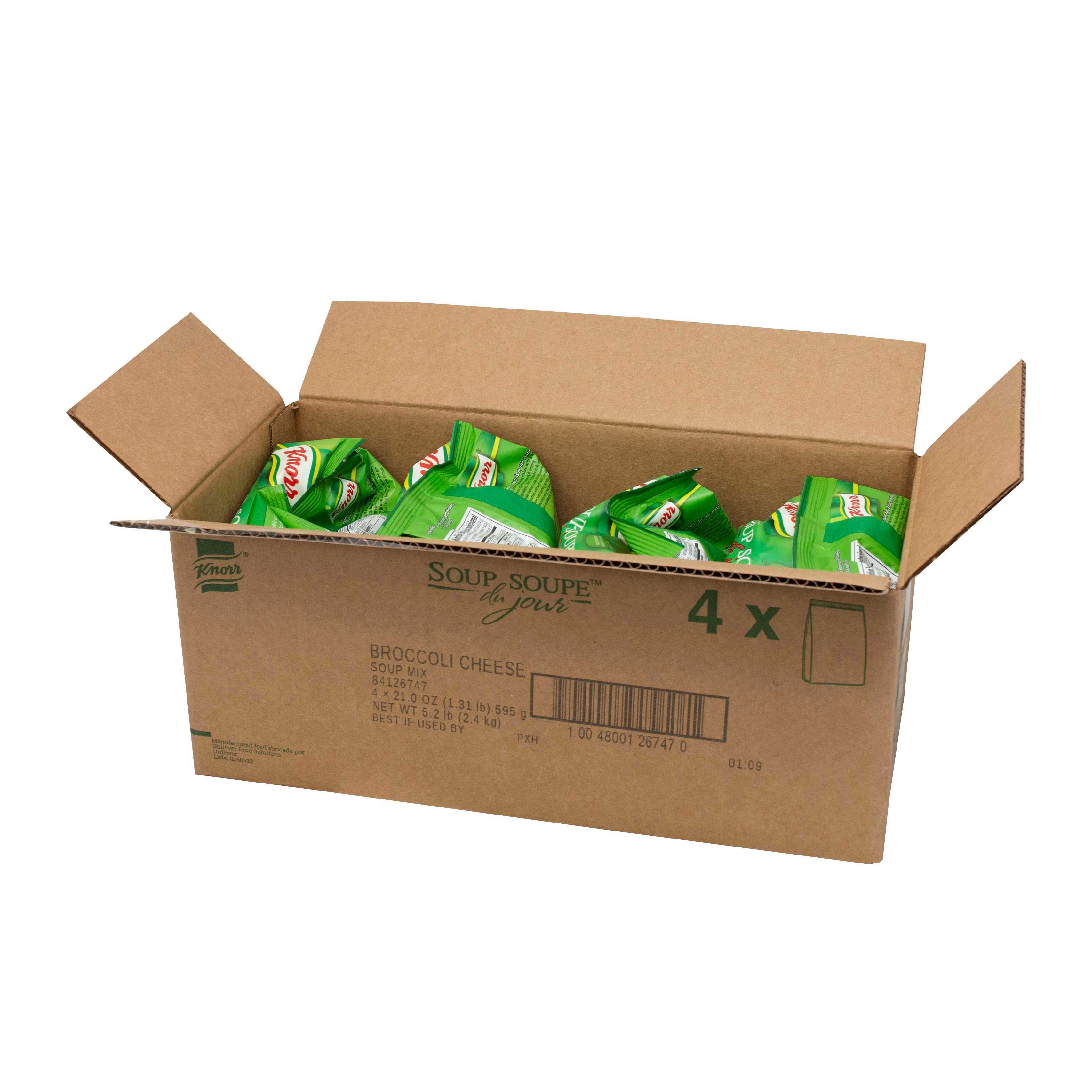 Knorr Professional Soup Du Jour Broccoli Cheese Soup Mix, 21 Ounce -- 4 Per Case