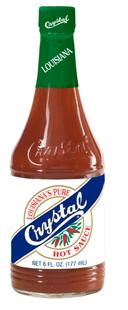 Crystal Firey Louisiana Pure Hot Sauce Bottle, 6 Ounce -- 24 Case
