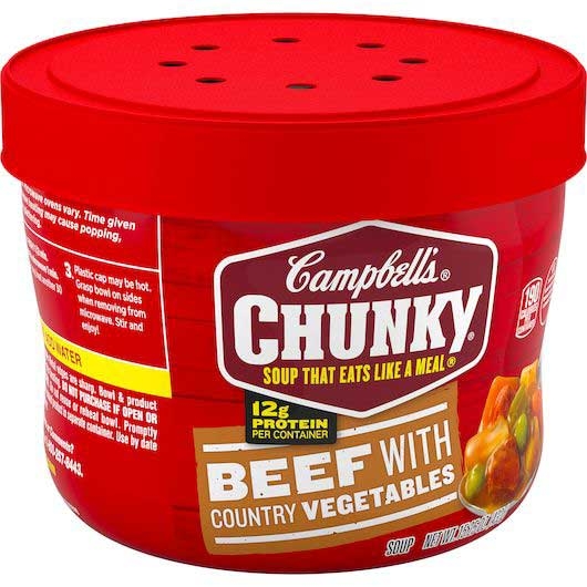 Campbell's Chunky Beef With Country Vegetable Soup, 15.25 Ounce -- 8 Per Case