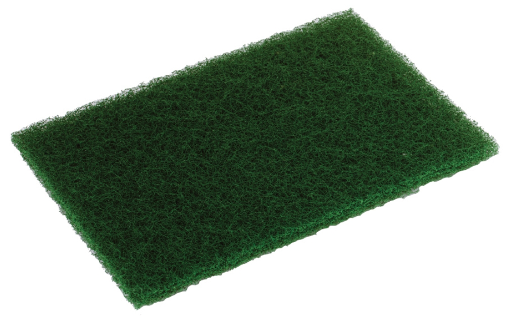 Disco Heavy Duty Dark Green Scouring Pad, 6 X 9 Inch -- 15 Per Case