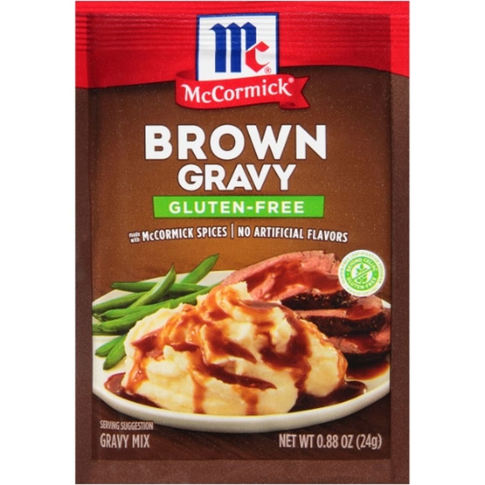 Mccormick Gluten Free Brown Gravy Mix, 0.88 Ounce -- 12 per case