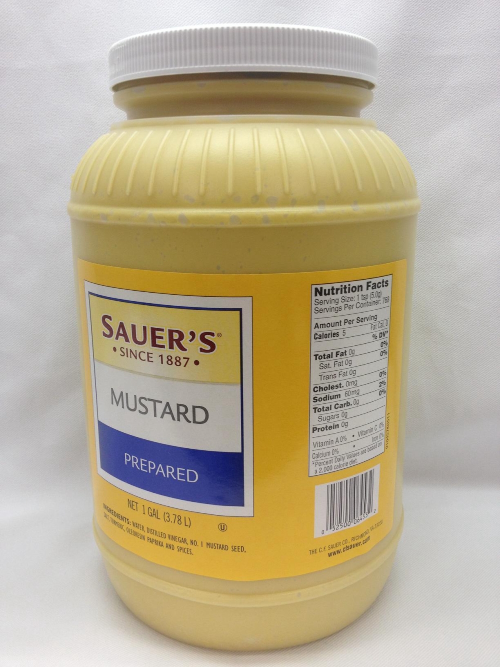 Sauer Oil Mustard, 1 Gallon -- 4 Per Case