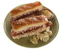 J and J Snack Texas Twist Gourmet Soft Pretzel Hot Dog Bun, 3.2 Ounce -- 50 per case.