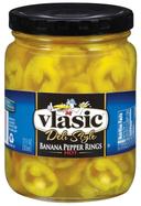 Vlasic Hot Banana Pepper Ring, 12 Ounce -- 6 per case.