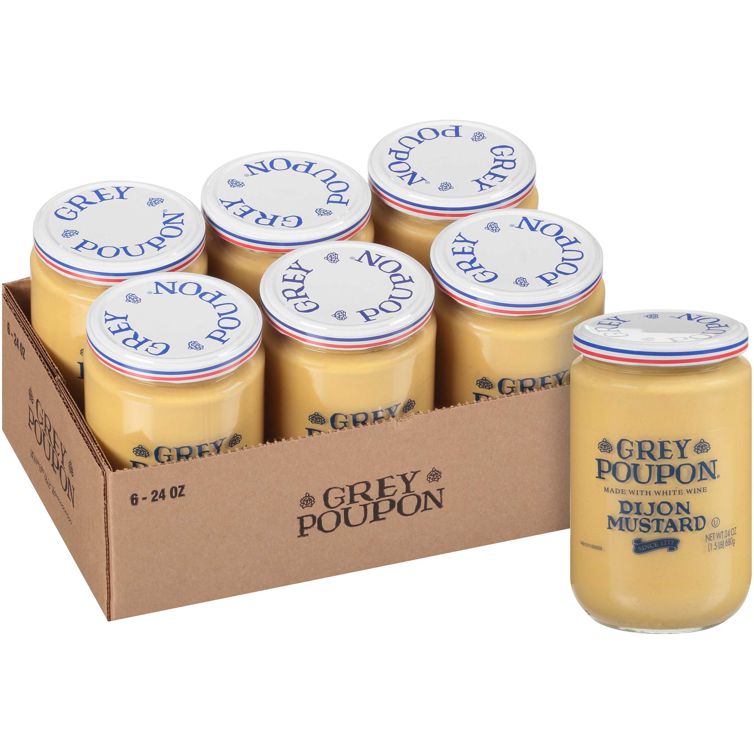 Grey Poupon Dijon Mustard, 24 Ounce  -- 6 per Case