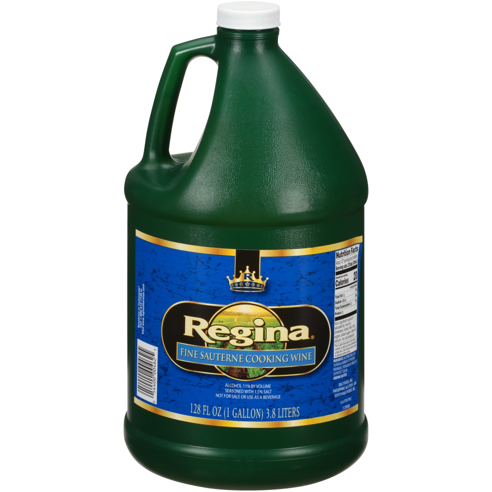 Regina Cooking Wine, Sauterne,plastic,1 Gallon -- 4 Per Case