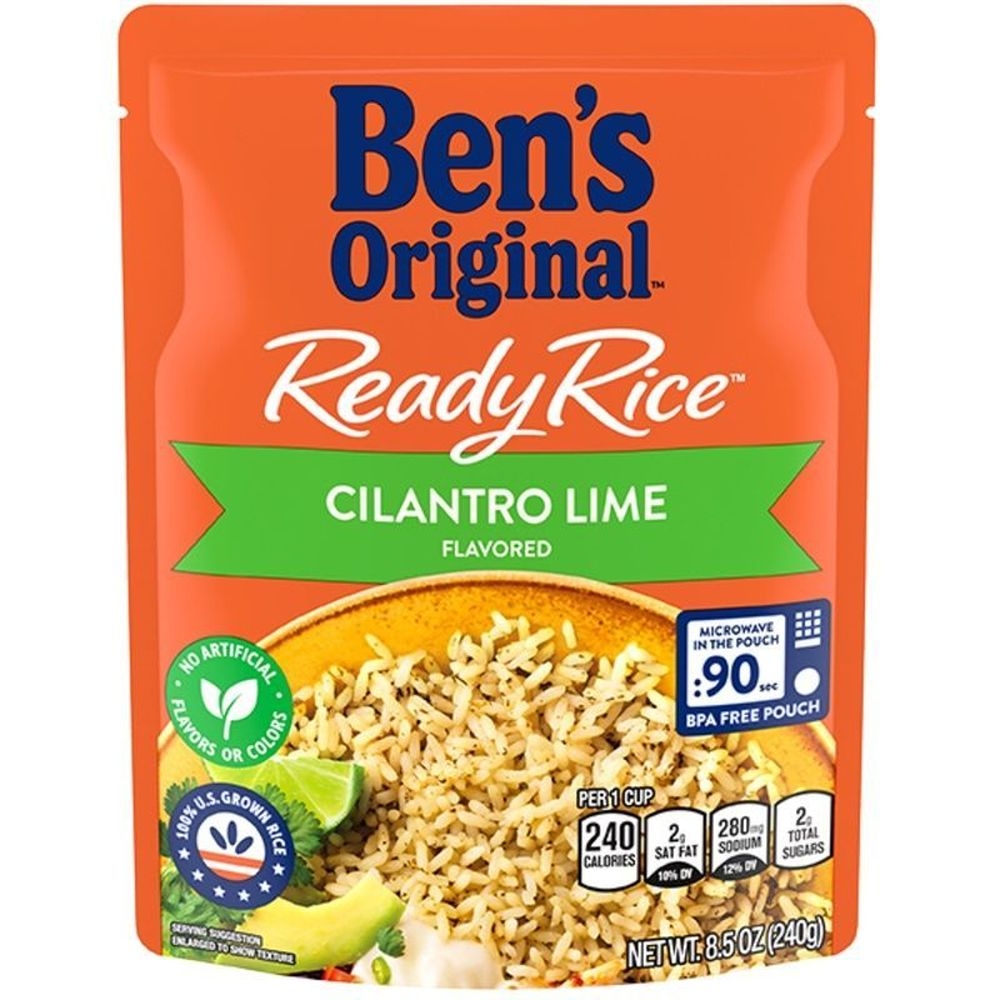 Ben's Original Ready Rice Cilantro And Lime Rice Mix, 8.5 Ounce -- 12 Per Case