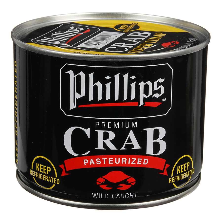 Phillips Seafood Super Lump Crab Meat, 1 Pound -- 6 Per Case