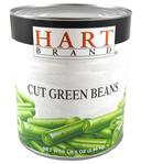 Hart Brand Cut Green Beans Extra Standard 4 Sieve Cut, 101 ounce -- 6 per case