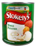 Stokely Whole White Potatoes - no. 10 can, 6 cans per case