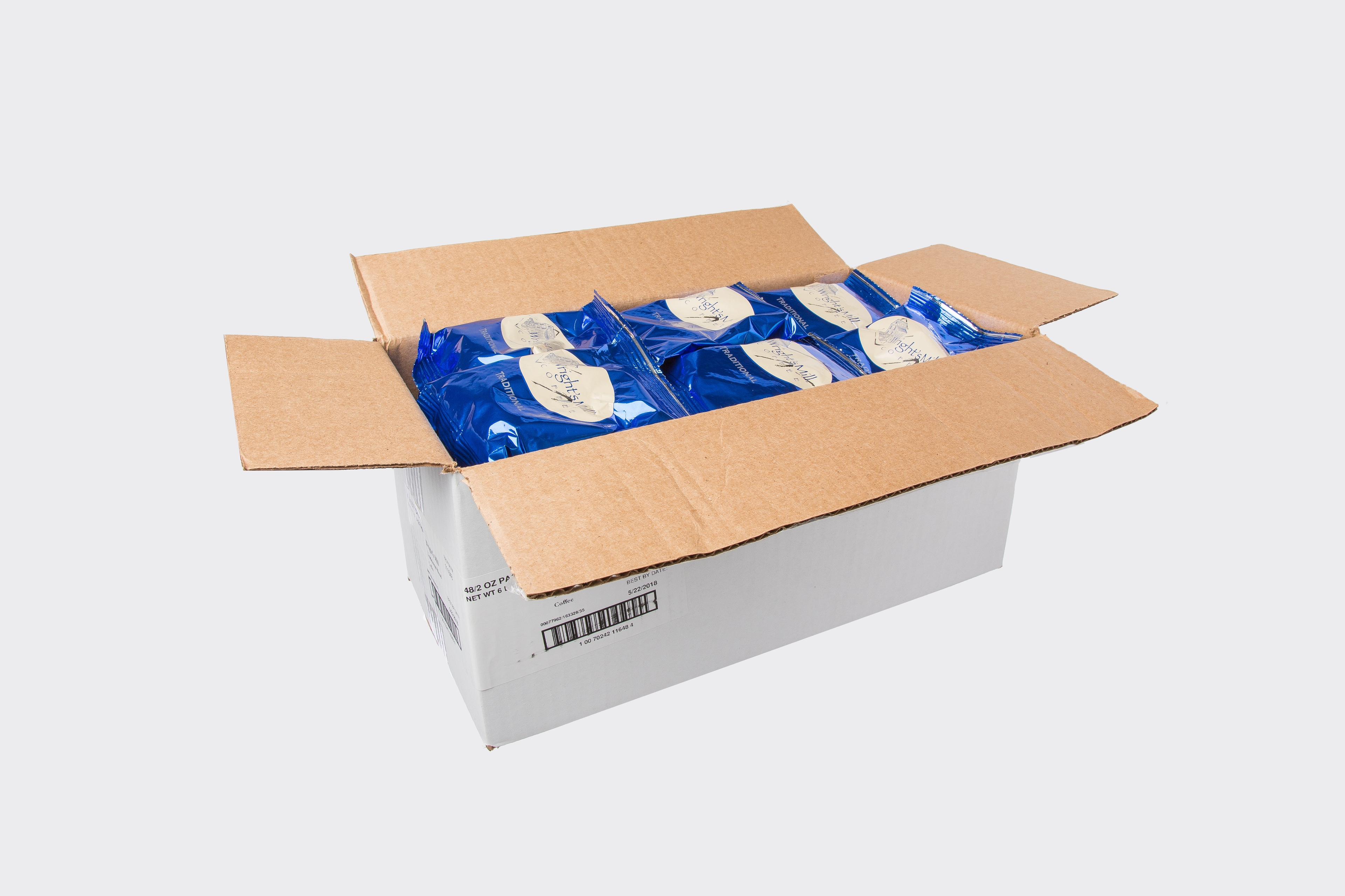 Wrights Mill Traditional Coffee, 2 Ounce -- 48 per case