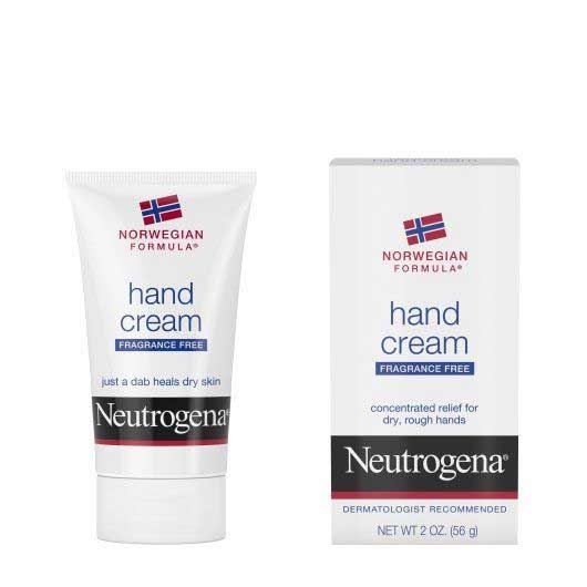 Neutrogena Norwegian Formula Fragrance Free Hand Cream, 2 Ounce -- 24 per case