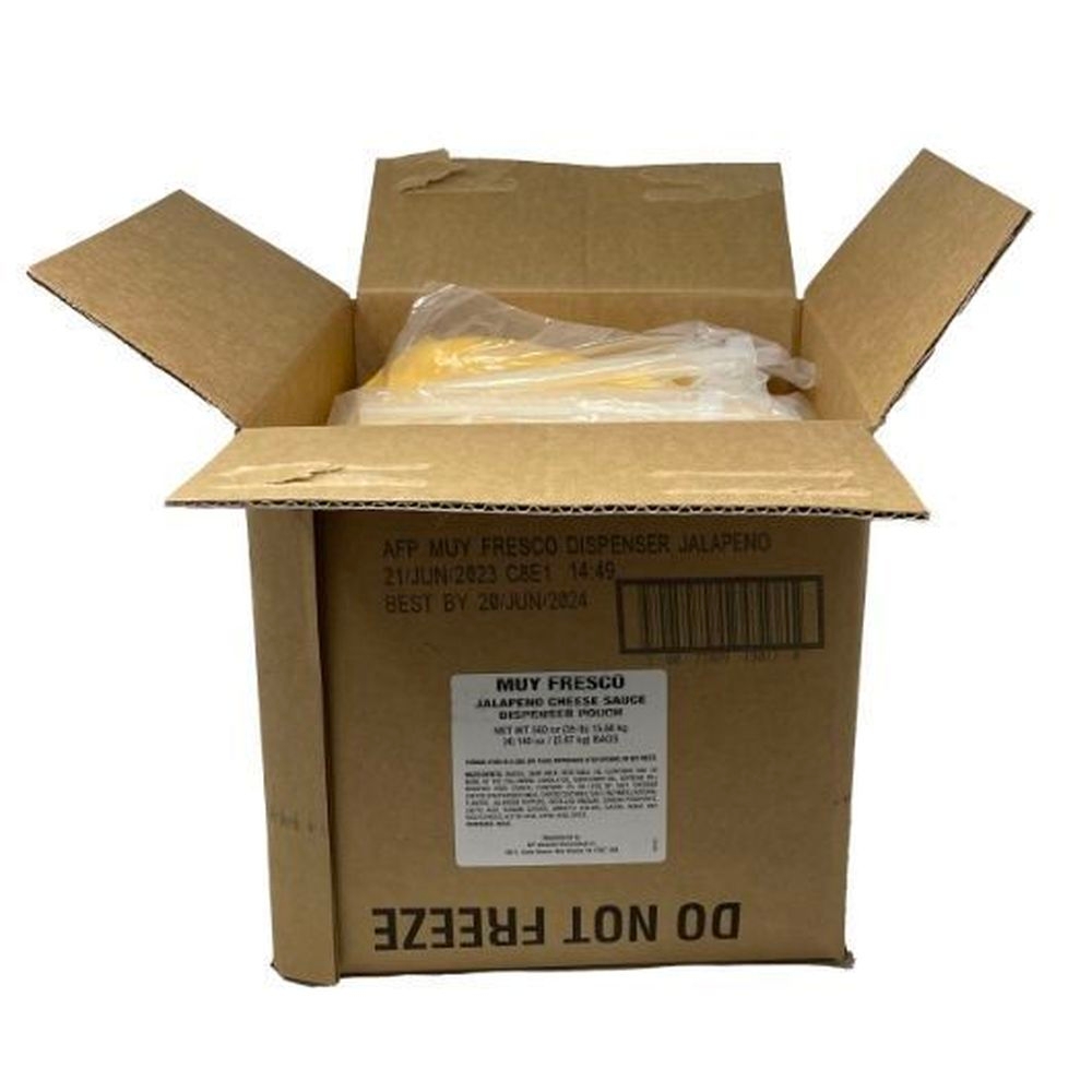 Muy Fresco Jalapeno Cheese Sauce, 140 Ounce -- 4 Per Case