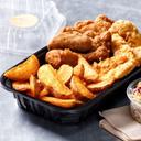 Simplot Seasonedcrisp Delivery Plus Savory Battered Skin On 14 Cut Wedges, 5 Pound -- 6 per case