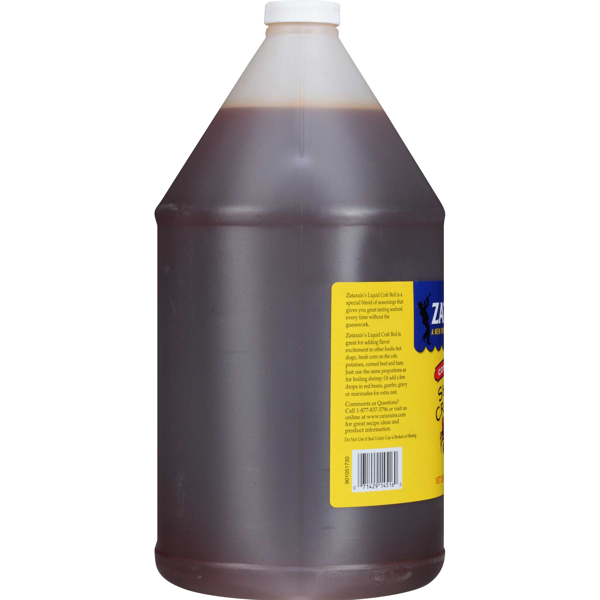 Zatarain`s Concentrated Liquid Shrimp & Crab Boil, 1 Gallon -- 4 per case