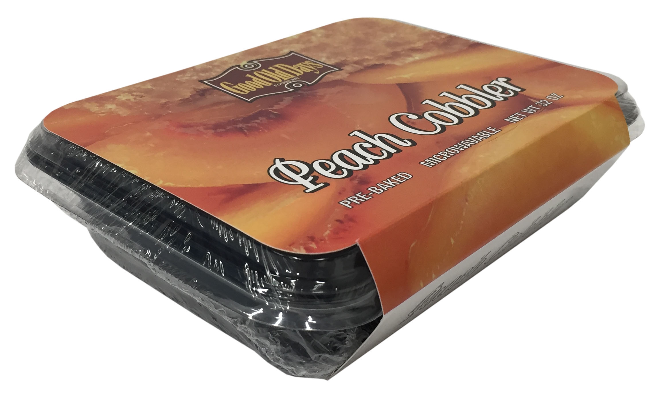 Good Old Days Old Fashioned Peach Cobbler - Prebaked, 2 Pound -- 6 per case.