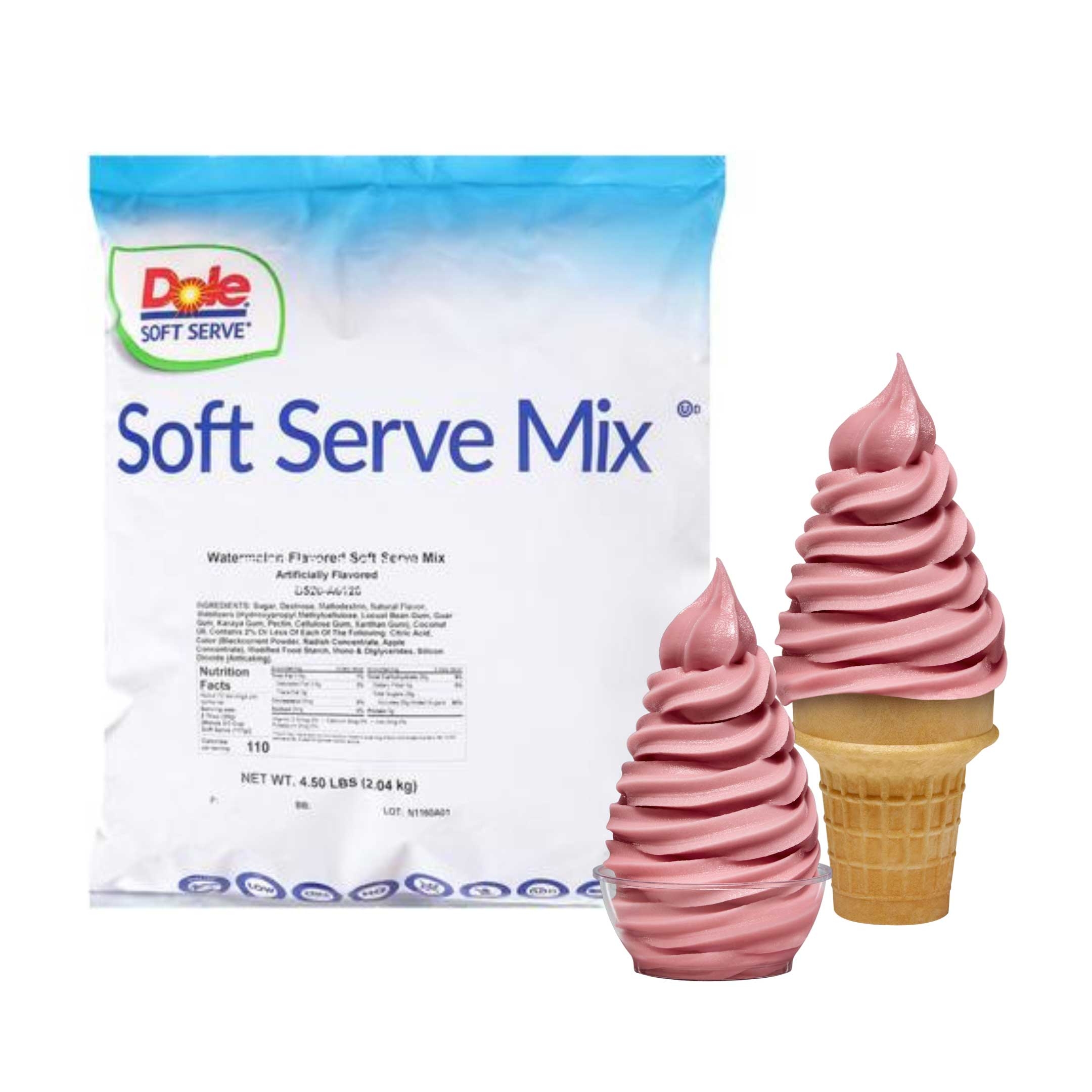 Dole Watermelon Soft Serve Mix, 4.5 Pound