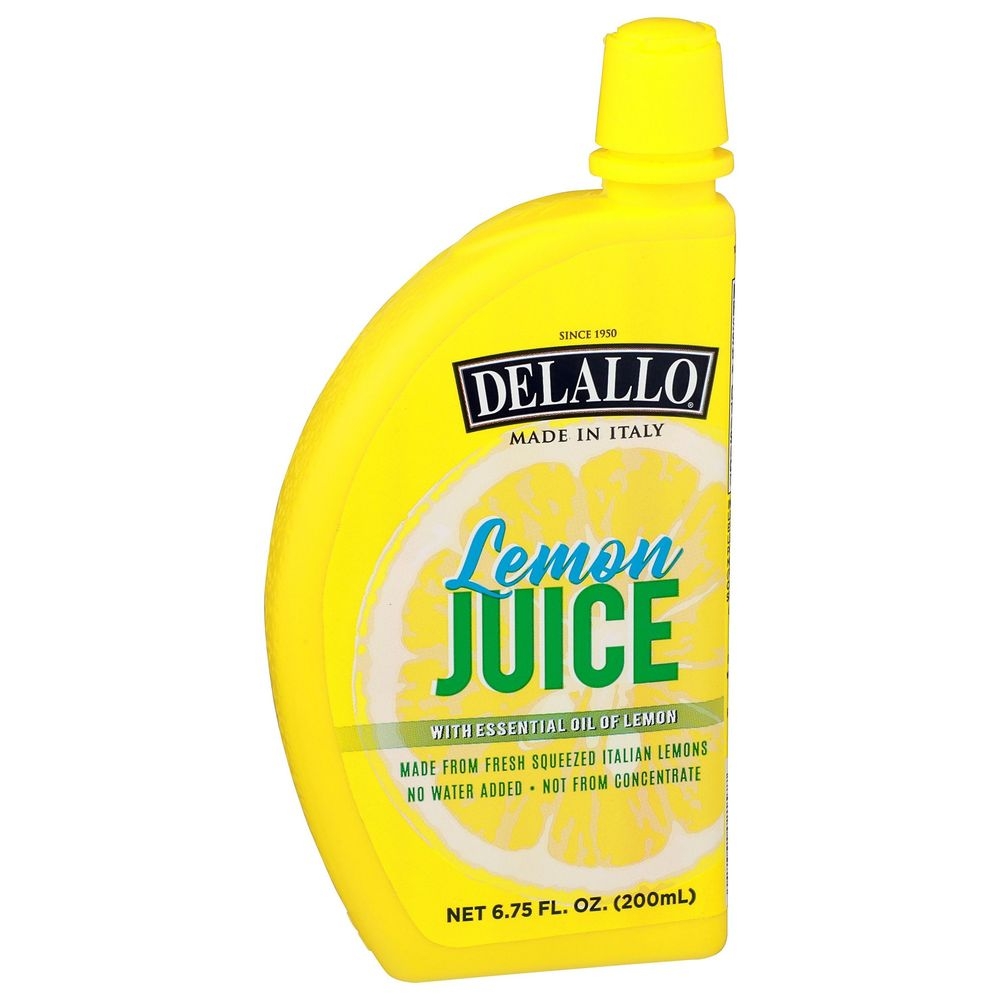 Delallo Lemon Juice, 6.75 Fluid Ounce -- 12 Per Case