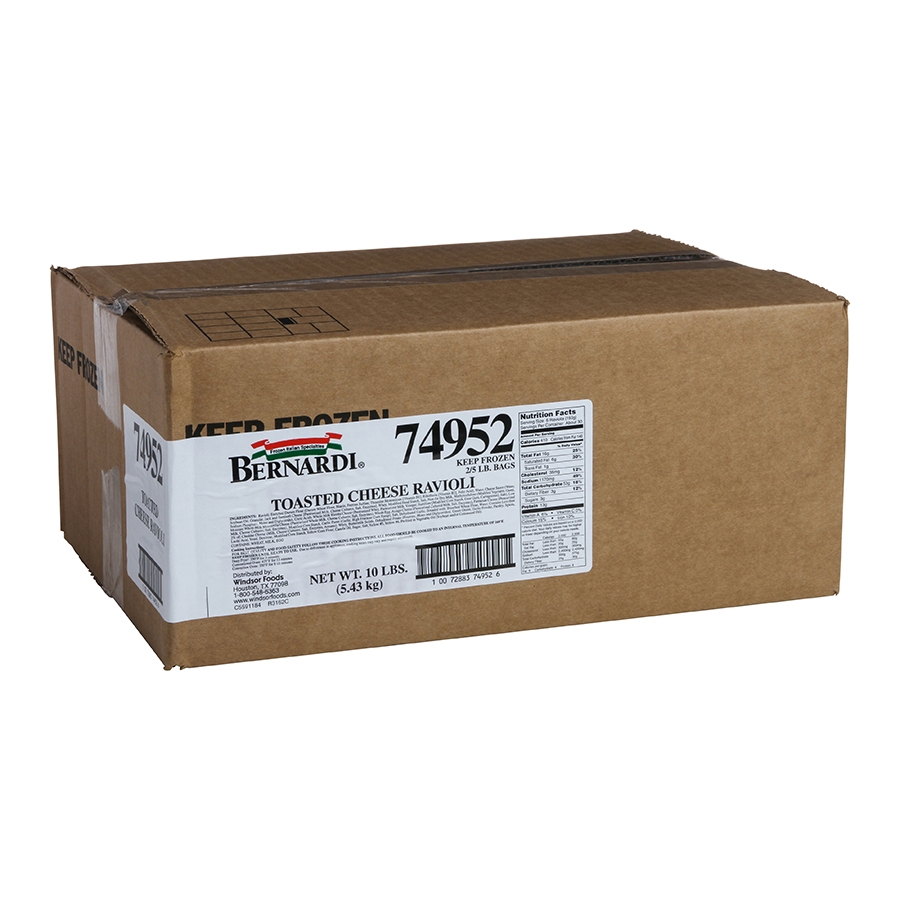 Bernardi Breaded Cheese Ravioli, 5 Pound -- 2 Per Case