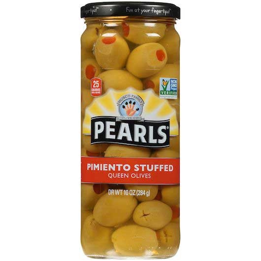 Pearls Pimiento Stuffed Olives, 10 Ounce -- 12 Per Case