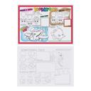 Hoffmaster Two Sided Doodletown Fun Placemat, 10 x 14 inch -- 1000 per case.
