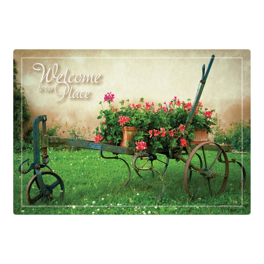 Hoffmaster Welcome to Our Place Placemat, 9.75 x 14 inch -- 1000 per case.