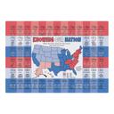 Hoffmaster Us State Facts Placemat, 9.75 x 14 inch -- 1000 per case.