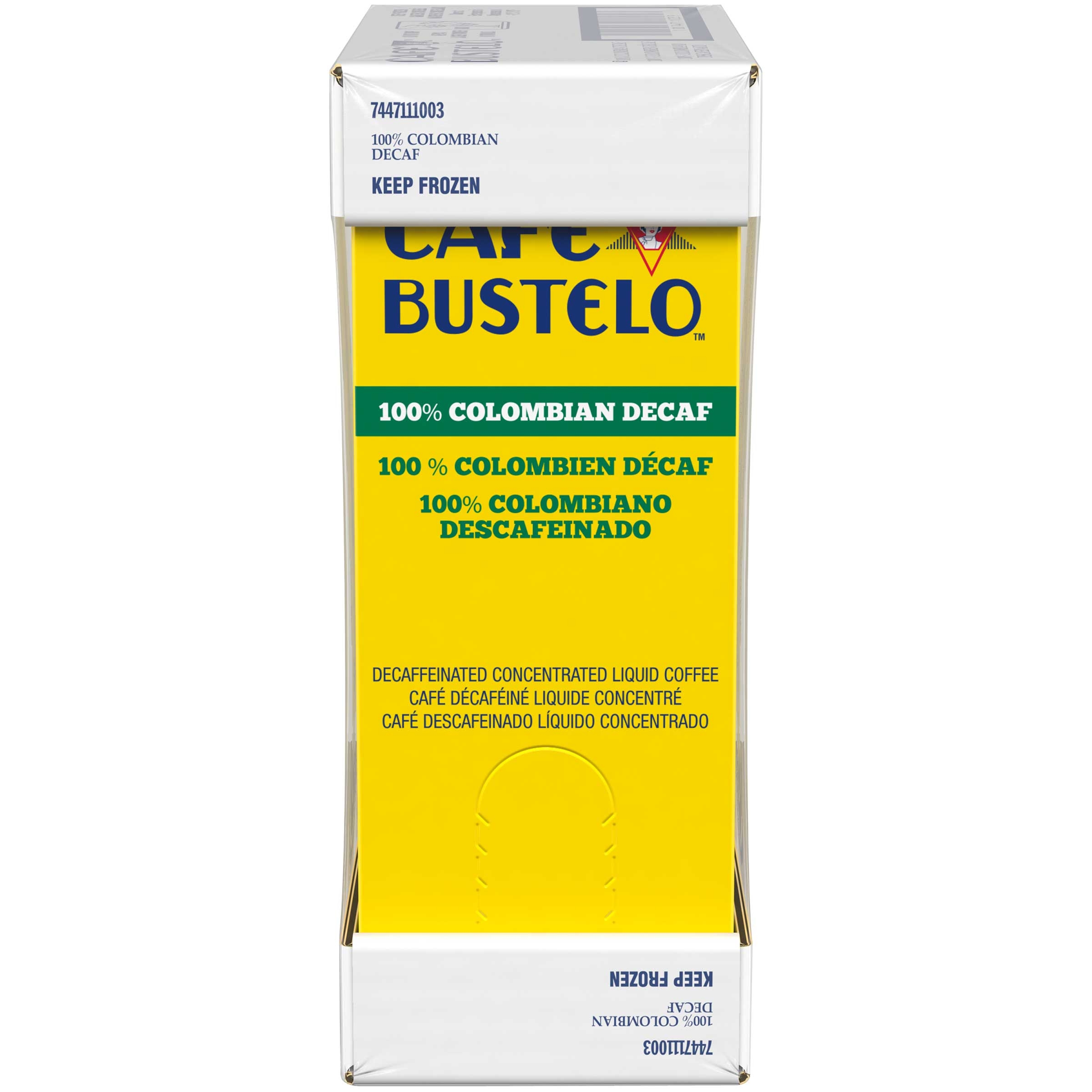 Cafe Bustelo 100 Percent Colombian Decaffeinated Concentrated Liquid Coffee, 1.25 liter -- 2 per case