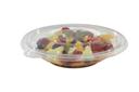WNA Pack N Serve Shallow PET Clear Round Bowl, 24 Ounce -- 50 per case.
