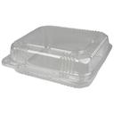 Durable Packaging 8 x 8 inch Deep Hinged Container, 250 count