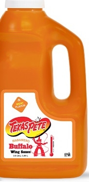 Texas Pete Habanero Buffalo Sauce, 0.5 Gallon -- 4 per case