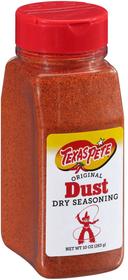 Texas Pete Dust Dry Seasoning, 10 Ounce Shaker - Shipper -- 24 per case