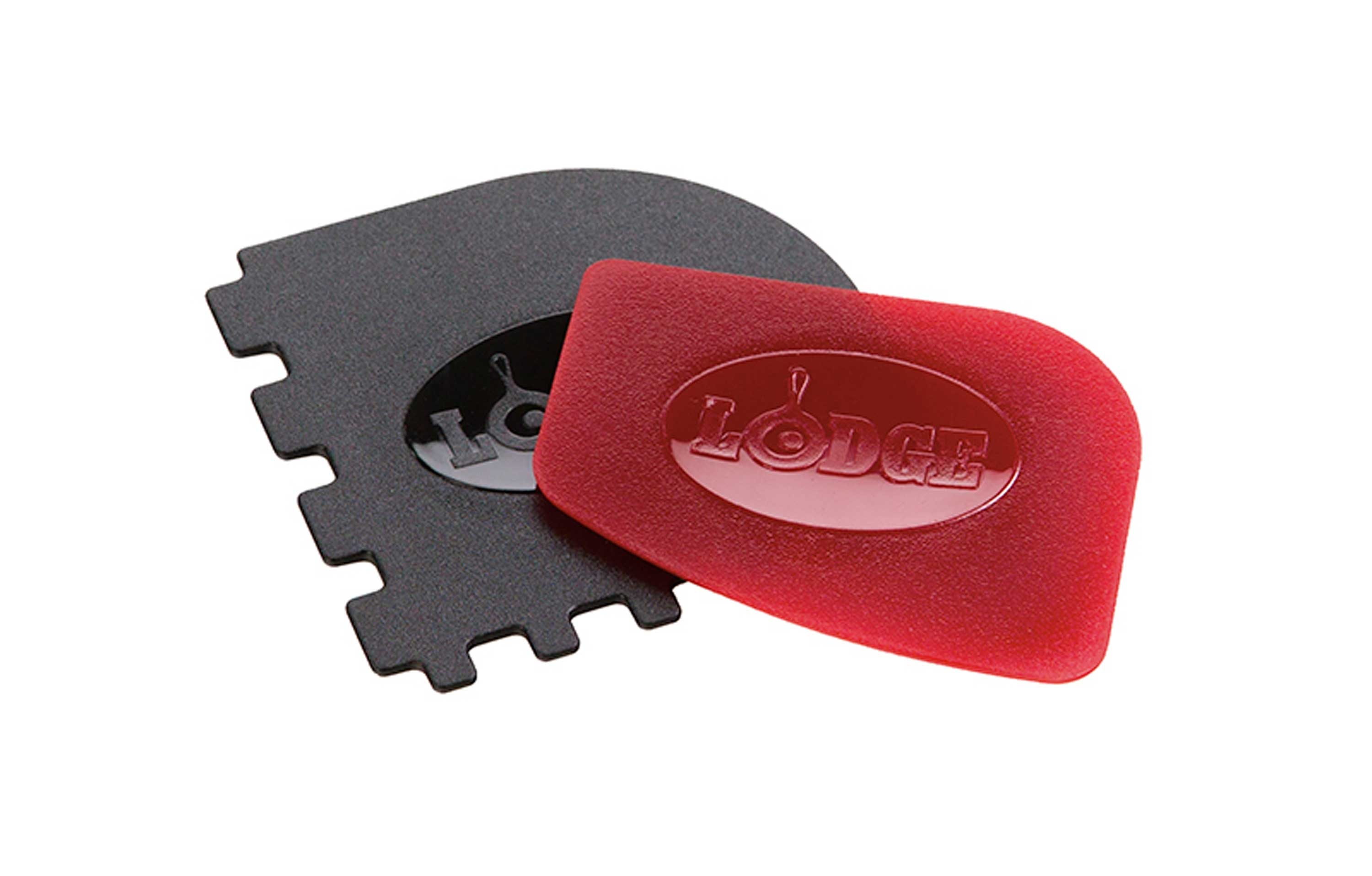 Lodge Red Smooth Scraper 2 Pack Combo -- 12 Per Case