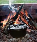 Lodge Preseasoned Deep Camp Dutch Oven, 5 Quart.