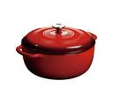 Lodge Red Enamel Dutch Oven, 7.5 Quart.