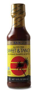 San J Gluten Free Sweet and Tangy Sauce, 10 Ounce -- 6 per case.