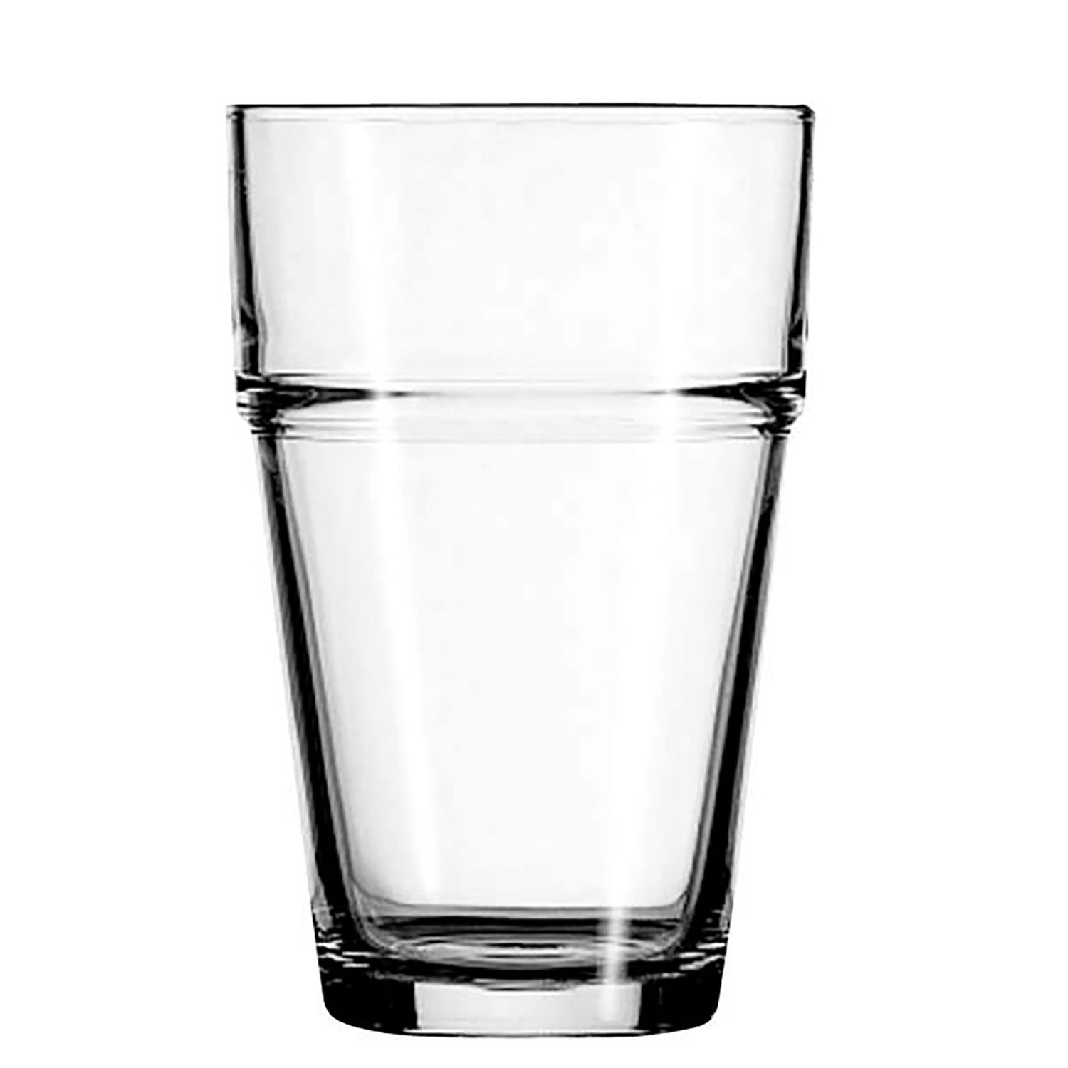 Anchor Hocking Stackables Rim Tempered Beverage Glass, 14 Ounce -- 36 per case.