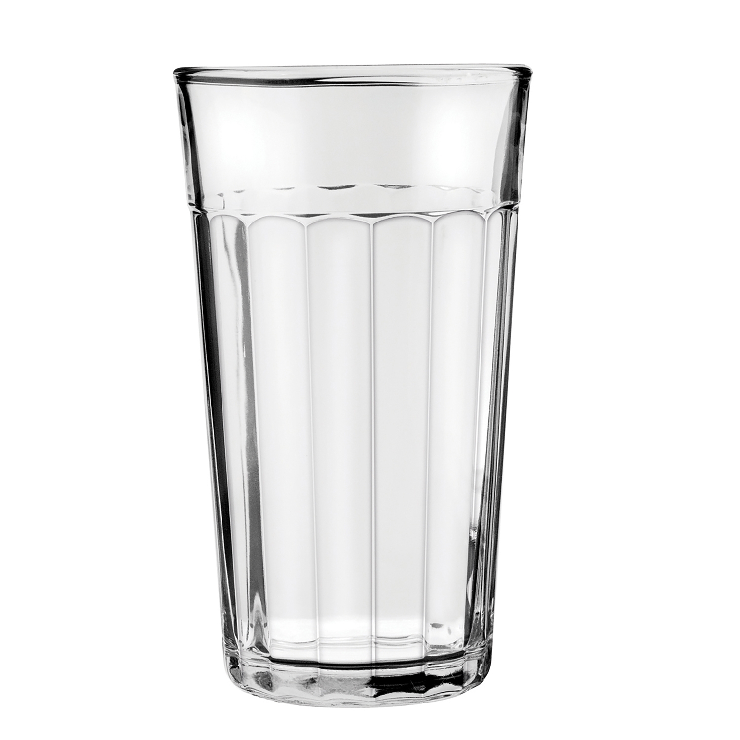 Anchor Hocking Tempered Rim Ribware Beverage Glass,12 Ounce -- 36 Per Case