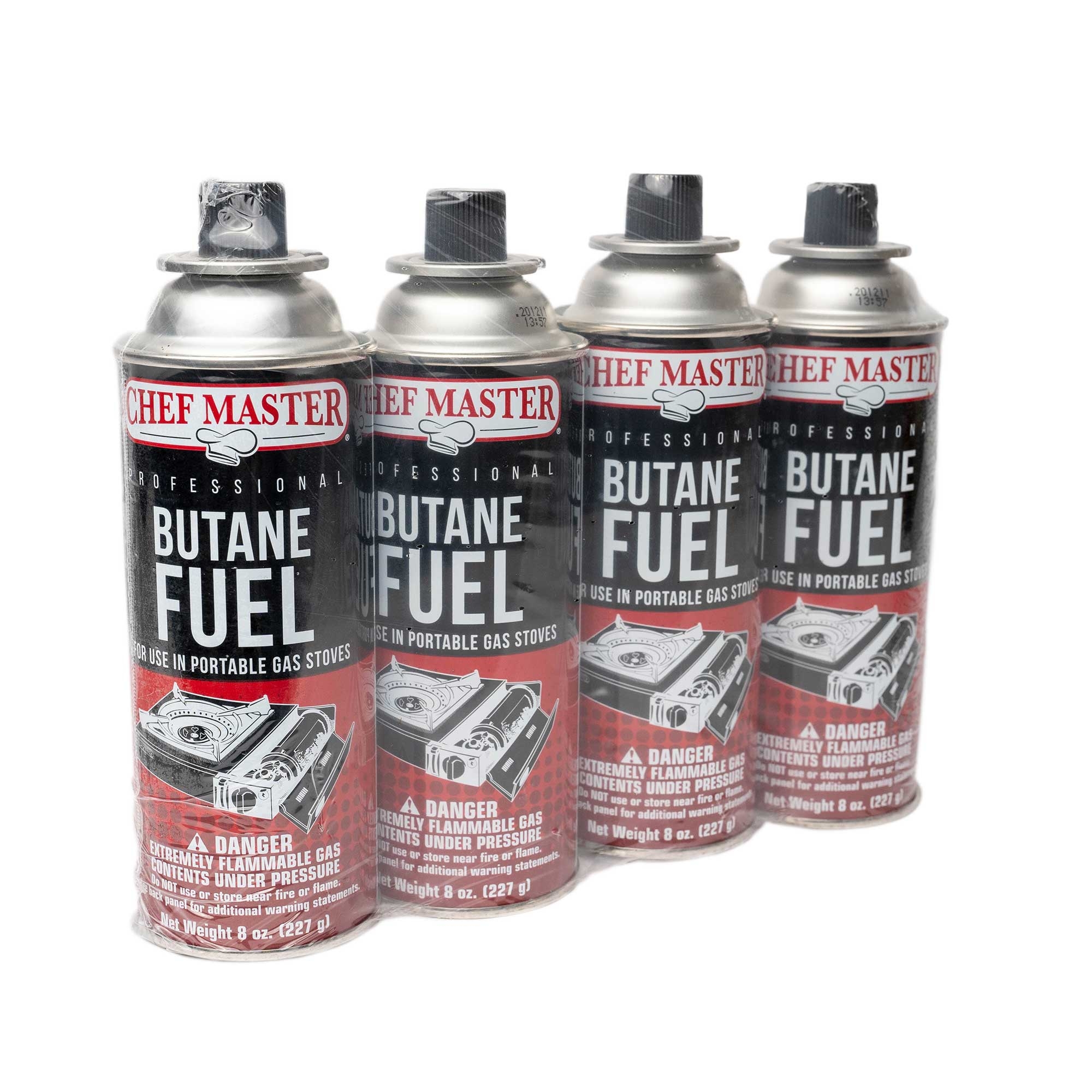 Chef-master Butane Fuel, 8 Ounce -- 4 Per Case
