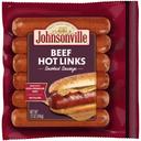 Johnsonville Beef Hot Links, 12 Ounce -- 10 per case.
